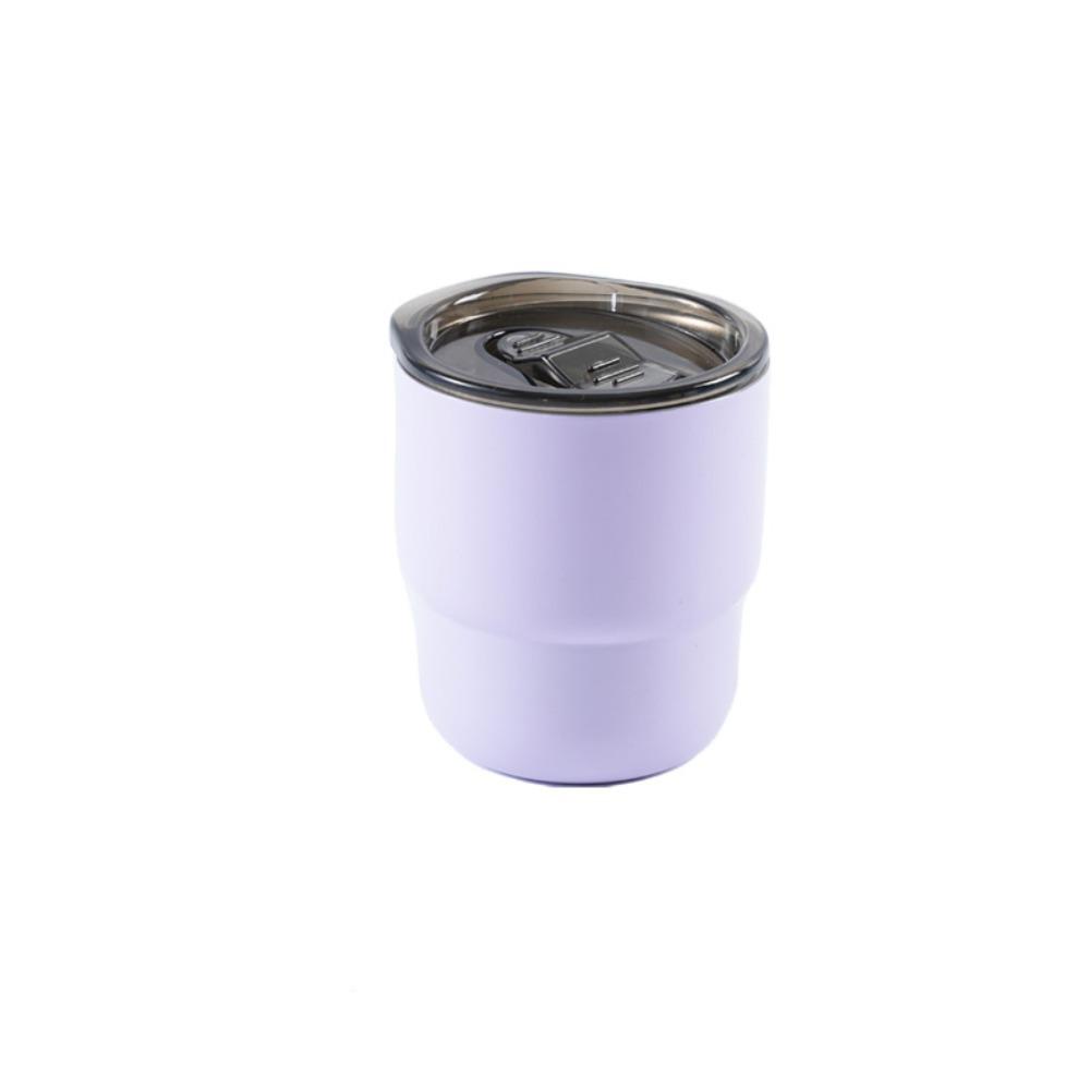

Leak Proof Portable Pocket Cup 255 ML Travel Mug Beverages Cup Vacuum Cup Outdoor фиолетовый