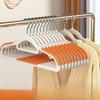 10Pcs Set of Non-slip Hangers Sturdy and Durable Rotating Hook Hangers Laundry Bathroom & Bedroom Clothes Hangers Organization