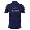 Red Bull F1 Racing Suit Hamilton George Russell Team Uniform Pure Cotton Polo Shirt