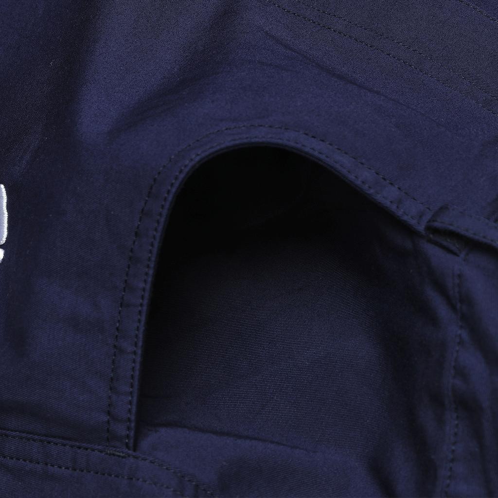 Fila Solid Color Straight Leg Woven Casual Pants Women Bottoms Deep-Navy F11W419802F-NV