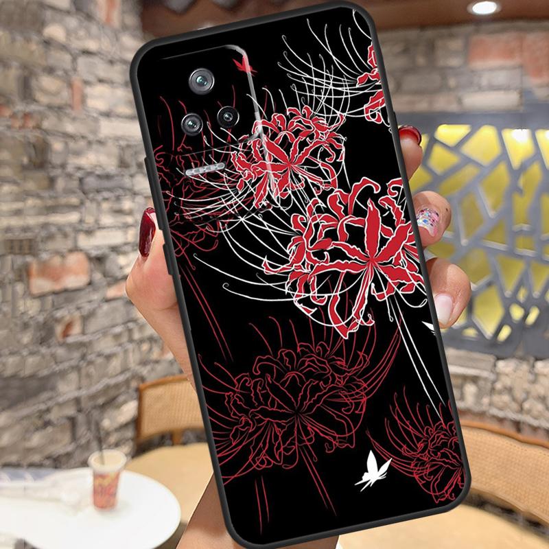 

Lycoris radiata For POCO F5 C40 F3 X4 F4 GT M4 M5 X3 X5 Pro Case For Xiaomi 12T Pro 11T 11 12 Lite 13 Ultra Mi 11 Lite
