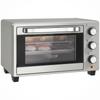 21L Mini Countertop Oven, 100 Degrees C-230 Degrees C Adjustable Temp - Silver Tone