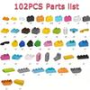 102pcs Big Size Building Block Set, 7 Different Animal Model Building Blocks, Educational Construction Toys, DIY Puzzle Bricks, Christmas Gifts,