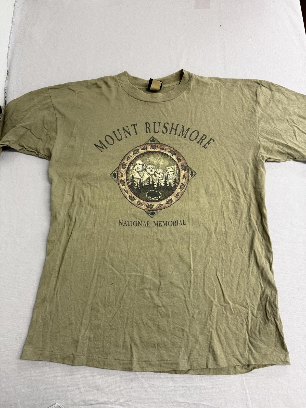 Vintage Mount Rushmore Tshirt Single Stitch Prairie Mountain XL