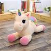Jouets Peluches Licorne Arc-en-ciel 40cm60cm Jouets Cheval Kawaii Poupée Animal Dessin Animé Remplie Cadeau de Noël Anniversaire