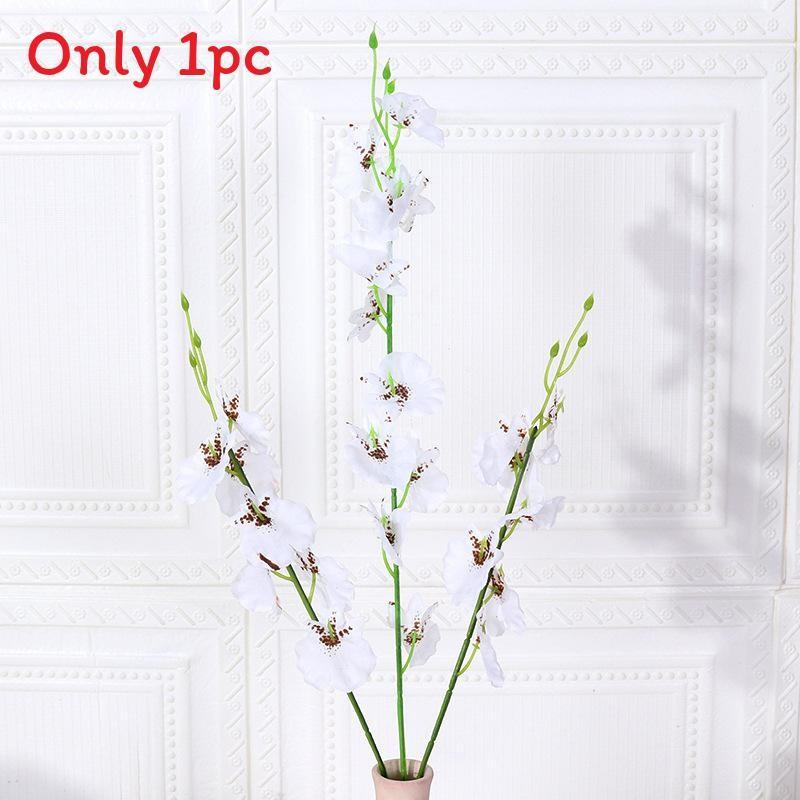 Silk Orchid Dancing Flower Arrangement For Wedding Decor And Home Styling