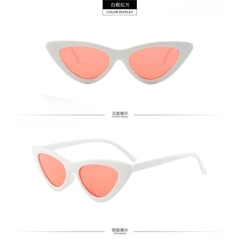 Vintage Cat Eye Sunglasses Women Sexy Retro Small Cat Eye Sun Glasses  Designer Colorful Eyewear For Female