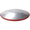 2Pcs 30Cm Wide Angle Security Road Mirror Curved (Orange)