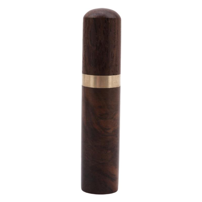 1Pc Wooden Elderly Needle Storage Box Toothpick Holder Multifunctional Wooden Solid Color Minimalist MINI Storage Bucket