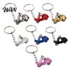 Durable Keychain Pendant Motorcycle Charm Zinc Alloy Key Chain with Retro Scooter Buckle Electric Donkey Design Holder