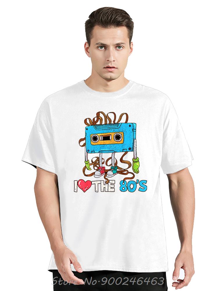 Born In 80's Limited Edition Cassette T Shirt Graphic Fashion Birthday Gifts Cotton Tees Old Vintage High Quality T-Shirt