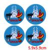 10Pcs USA Independence Day Embroidery Patches, Flag Eagle Bow Iron On Patches for Clothing Backpack Jeans DIY