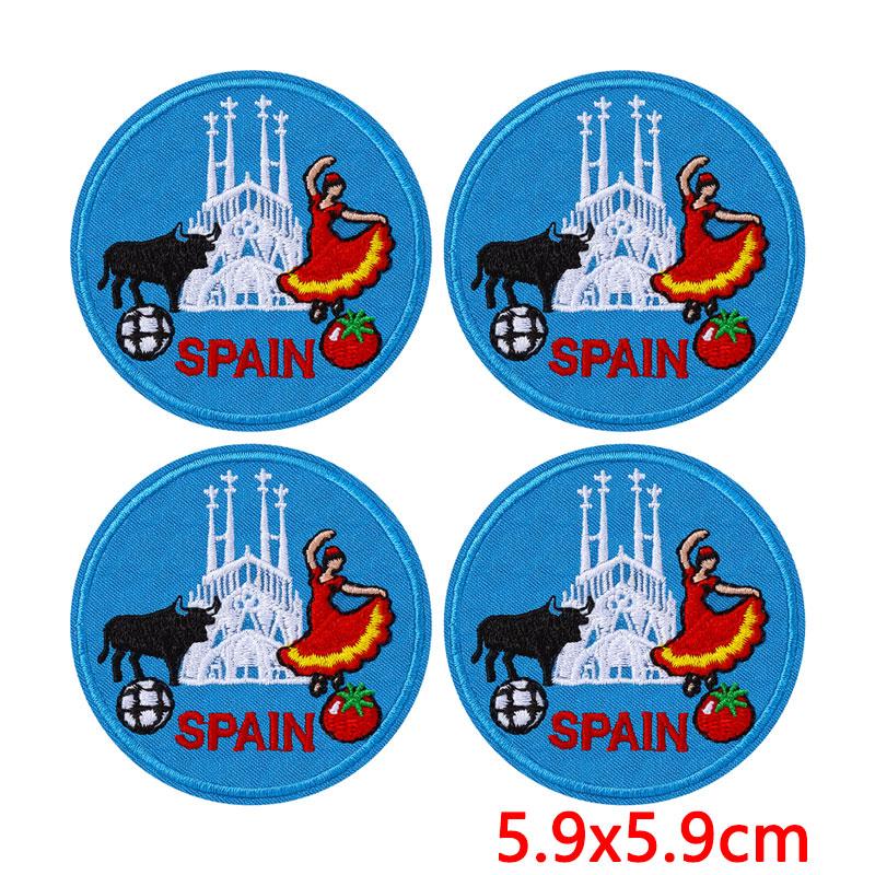 10Pcs USA Independence Day Embroidery Patches, Flag Eagle Bow Iron On Patches for Clothing Backpack Jeans DIY