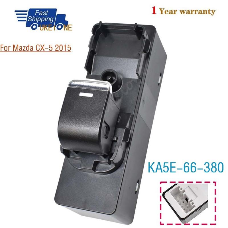 

KA5E-66-380 For Mazda CX-5 2015 Passenger side Electric Power Window Switch lifter Control regulator Button Parts KA5E66380