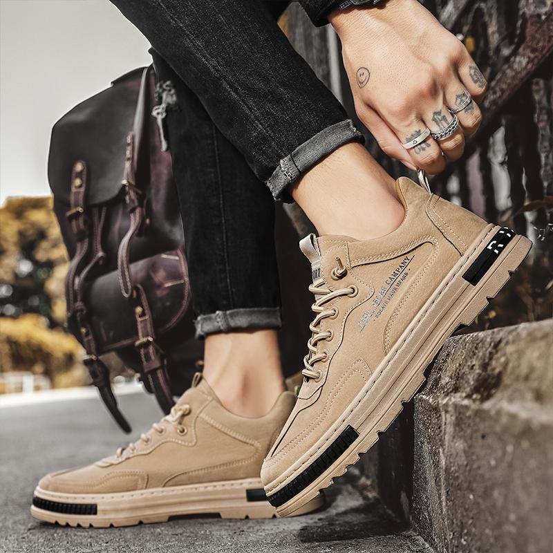 Herren Casual Sommer Sneaker Outdoor Plattform Wanderschuhe Mode Luxus Leder Slipper Tennis Stiefeletten Flache Trainer 2025