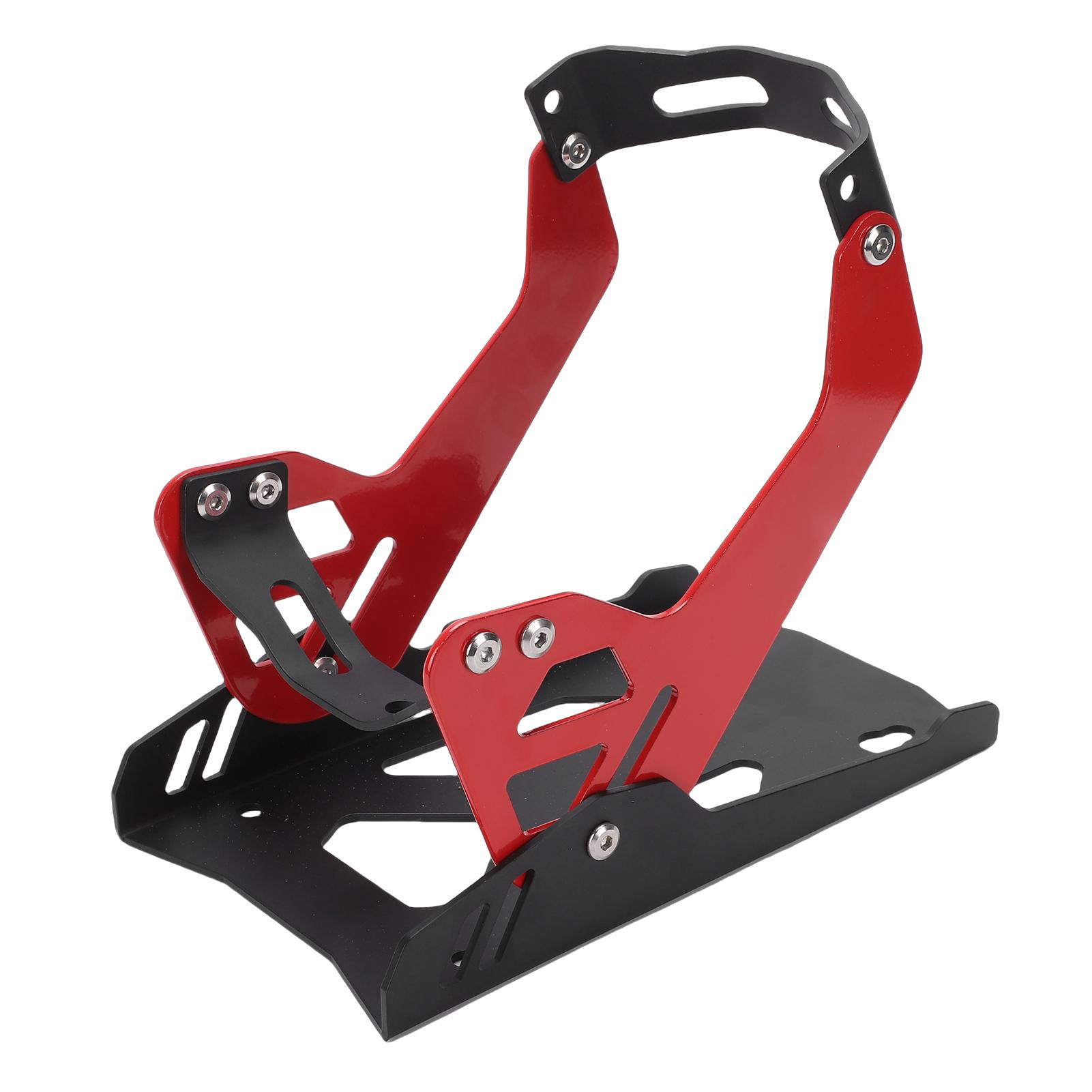 

Motorcycle Wheel Chock 1800 Lbs Foldable Steel Front Wheel Stand for 8-21in Wheel Cruiser Sports Dirt Bikes Trailer Truck