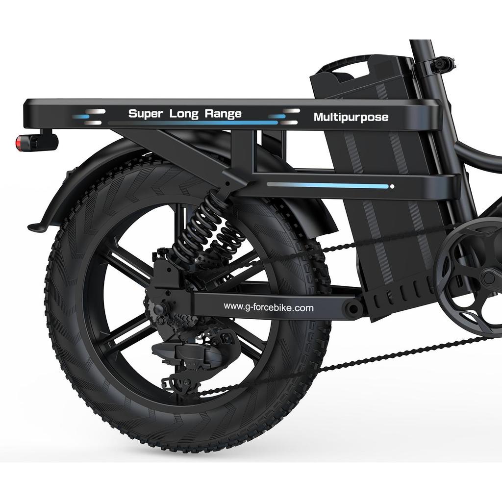 G- FORCE DE-S Urban Freight Electric Bicycle 750W Motor 48V45Ah Battery 20 Inch Fat Tires  Convenient Ride E-Bike For Adult