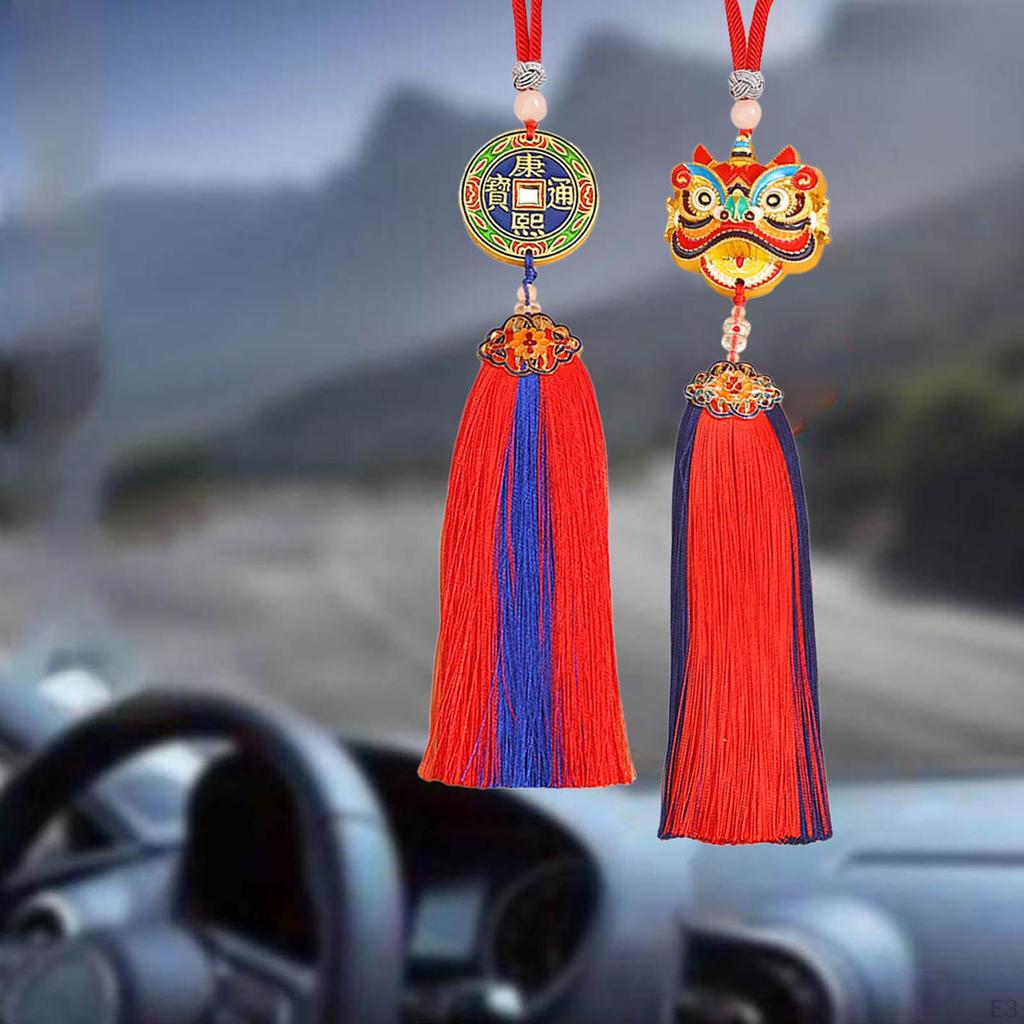 Car Pendant with Tassel for Mirror - Feng Shui Decoration
