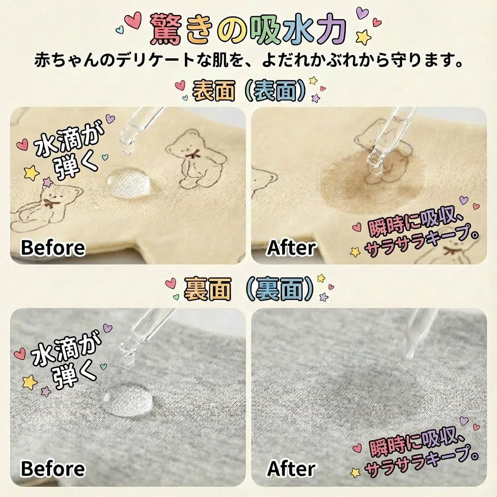 by Current Set of 4 Baby for Boys and Perfect for Baby Shower Gift of [coolspace] [Selected Moms] Bibs, 360° 6-Layer Gauze, 100% Cotton, Double-Sided,