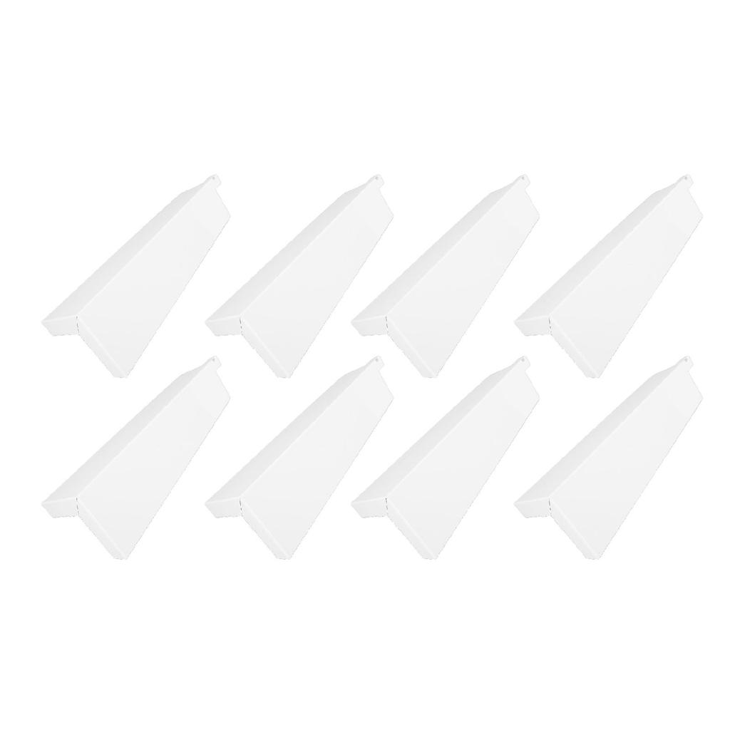 8Pcs Aluminum Siding Corners with Metal Nails Trim Outside Corner Caps for Mobile Home House Exterior