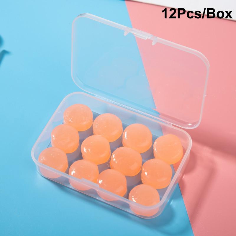 Силіконові беруші для сну Зменшення шуму Проти хропіння Звукоізоляція Беруші для плавання Водонепроникні Тихий сон