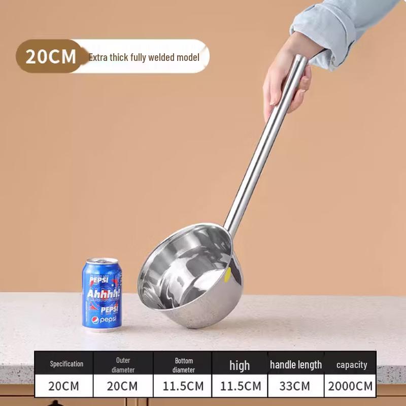 

Xingduo 304 Stainless Steel Long Handle Water Ladle