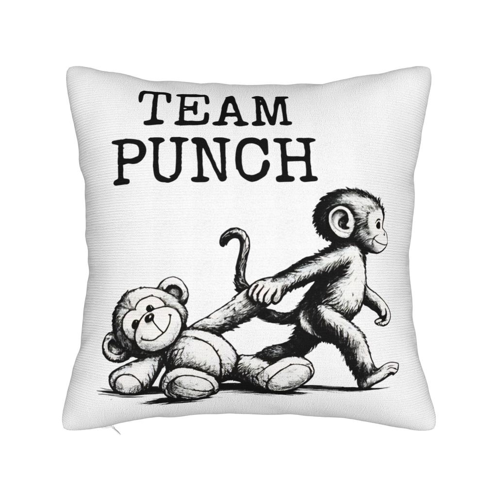 Punch Monkey Pillow Case  Cute Funny Pillow Cover Soft Pillowcases For Sofa Bedroom Home Decor