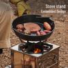 Portable Stainless Steel Folding Outdoor Wood/Charcoal Stove