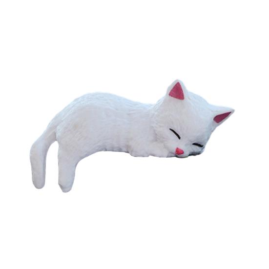 Χαριτωμένο Φιγουρίνι Γάτας Διακόσμηση Οθόνης Υπολογιστή Μίνι Ρητινένιο Στολίδι Γάτας Διακόσμηση Ταμπλό Αυτοκινήτου για Σπίτι Γραφείο Γραφείο Διακόσμηση Αυτοκινήτου