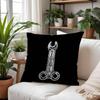 T-Tools Rock Band Pillow Case Plush Fabric Soft Pillowcase Double Sided Print Cushion Cover Household Gifts