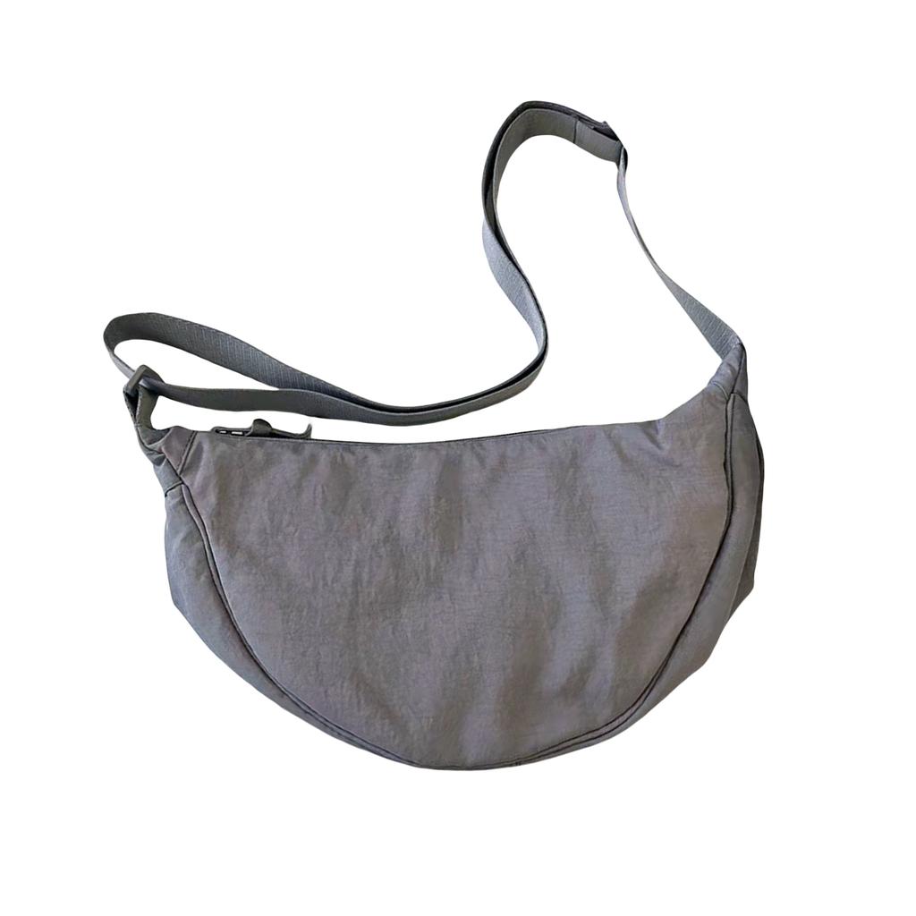 Soft Shoulder Bag Large Capacity Ladies Adjustable Strap Underarm Bag Solid Color Dumpling Bags Casual Satchels Messenger Bag
