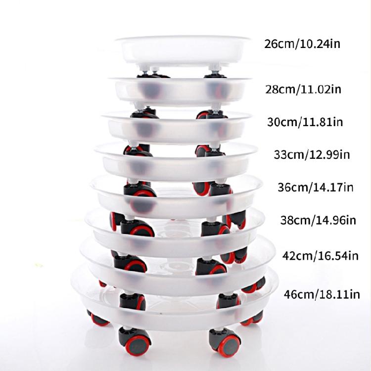 High Capacity Plant Cart Garden Container Tray With Smooth Rolling Wheels Support Large Heavy Decorative Pots