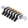 Guitar Tune Roller Saddle Bridge Tailpiece with 2 Studs Electric Guitar Tune Bridge Tailpiece Stop Bar for LP