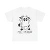 Men's and Women's T-shirts Moo I Mean Boo Funny Cow