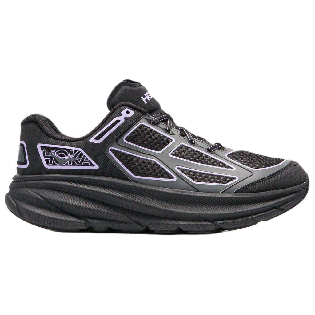HOKA Clifton One9 Black Aster Flower Unisex Sneakers 1155370-BWR