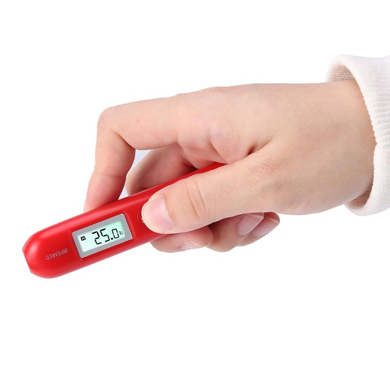 Handheld Mini Digital Infrared Thermometer Portable Pocket Temperature Pen Thermometer for Kitchen Food Cooking Frying