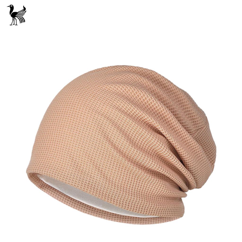 Kapelusz Baotou Cienki Damski Wiosna Lato Wafel Jednolity Kolor Bawełna Japoński I Koreański Moda Nightcap Kapelusz Stack