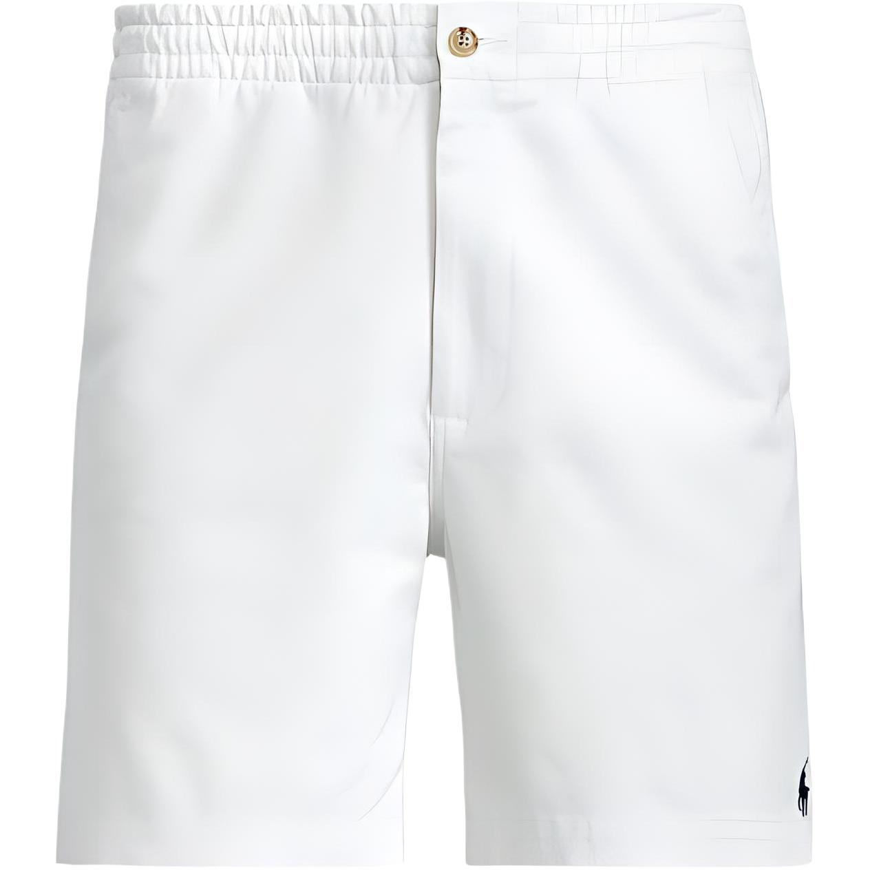 

Polo Ralph Lauren Эластичный пояс Карман на молнии Вышитые Повседневные шорты Мужские шорты Белый MNPOSHO14G20264-100 M