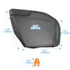 Grelhas de Alto-falante Laterais Pretas para Motocicleta Tampa de Buzina Malha de Acabamento Para Harley Touring CVO 112 117 Road Glide Street Glide 2026 2026 2026