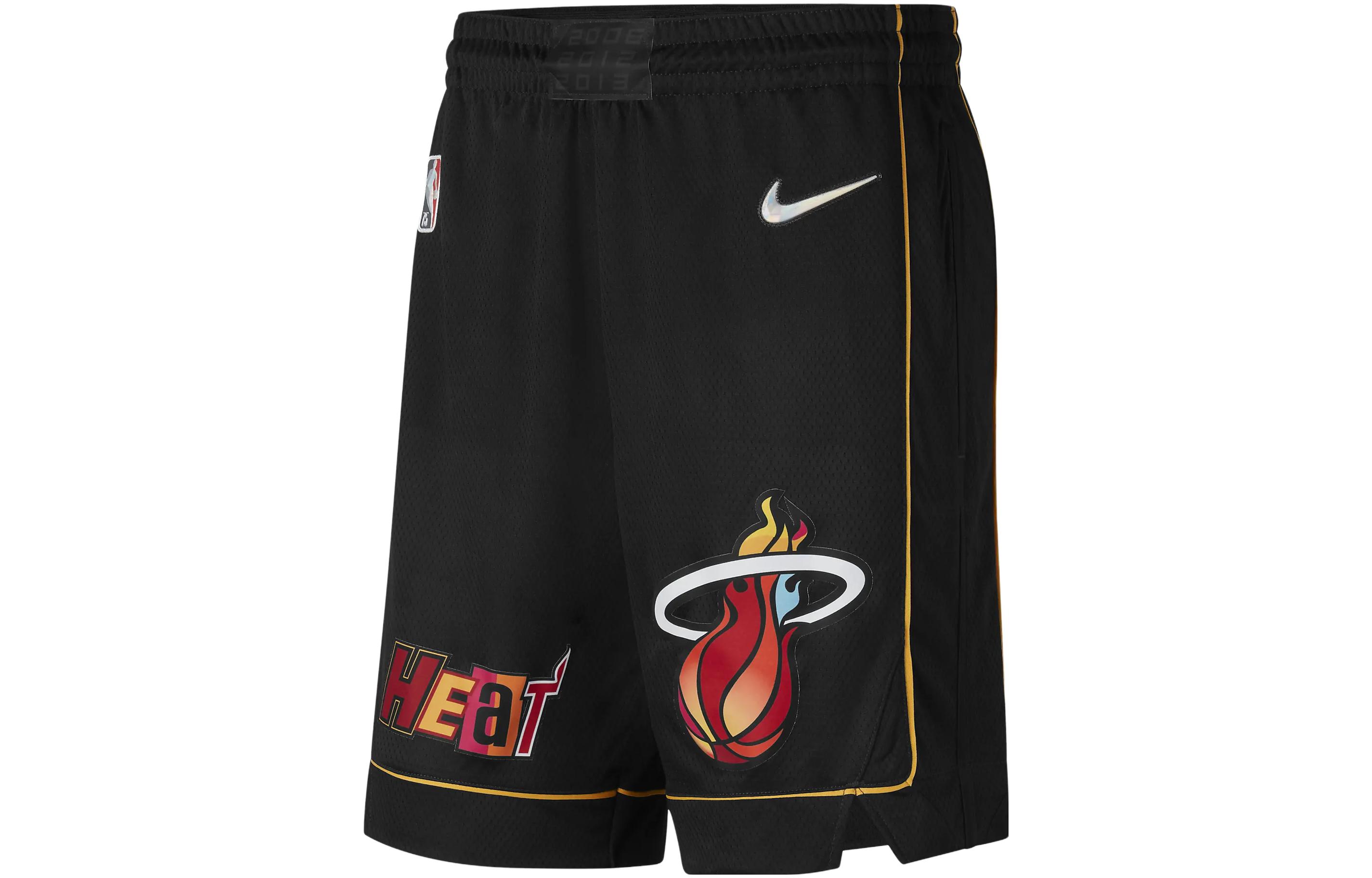 Nike Nba Miami Heat City Edition Mixtape Basketball Shorts DB4140-010 M