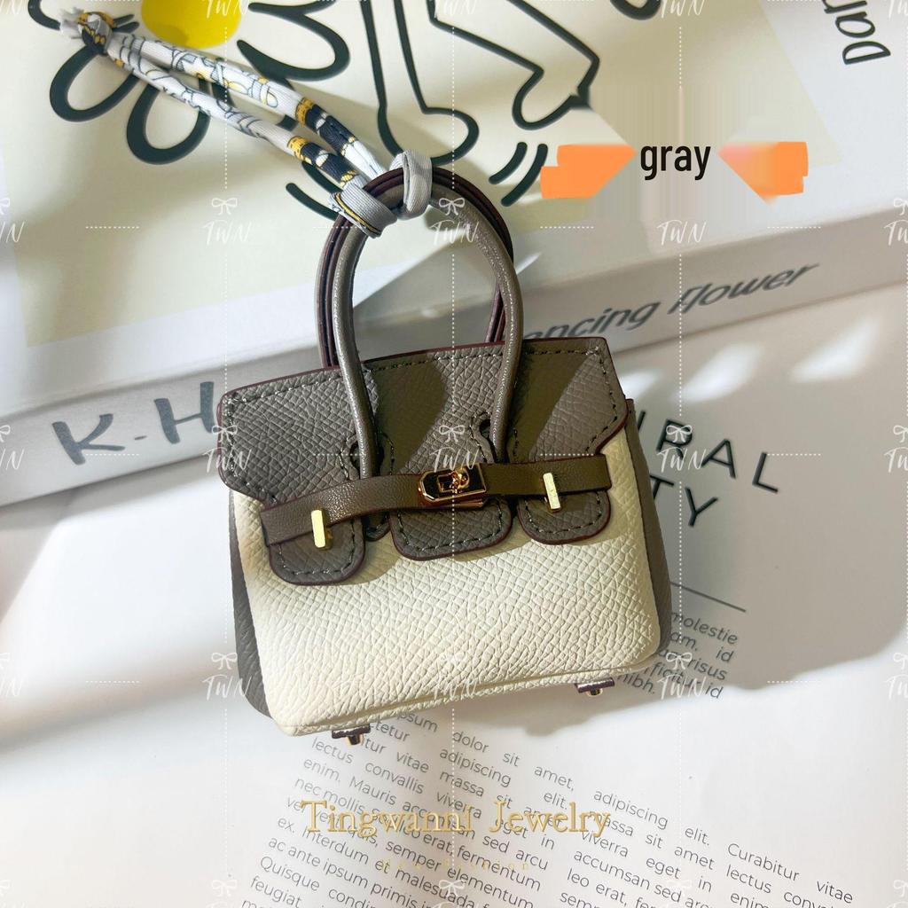 Charme de Mini Bolsa da Moda: Bolsa Fofa para Fones de Ouvido, Porta-Moedas e Chaveiro de Carro para Mulheres