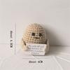 Positive Knitting Potato Doll Decoration with Card Positive Potato Doll for Birthday Party Office Decoration Good Luck Gifts