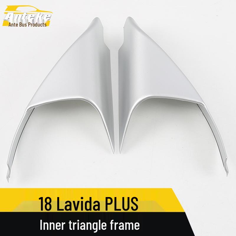 18 Lavida PLUS Interior Triangle Bright Pieces & Car Window Electroplated Panel Stickers