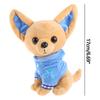 Soft Plush Chihuahua for Doll Stuffed Animal Toys Cute Cartoon Dog Toy for Girls Kids Lovely Birthday Christmas Present