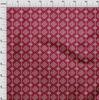 oneOone Cotton Flex Carmine Red Fabric Geometric Bandhani Sewing Craft Projects Fabric Prints By Yard 40 Inch