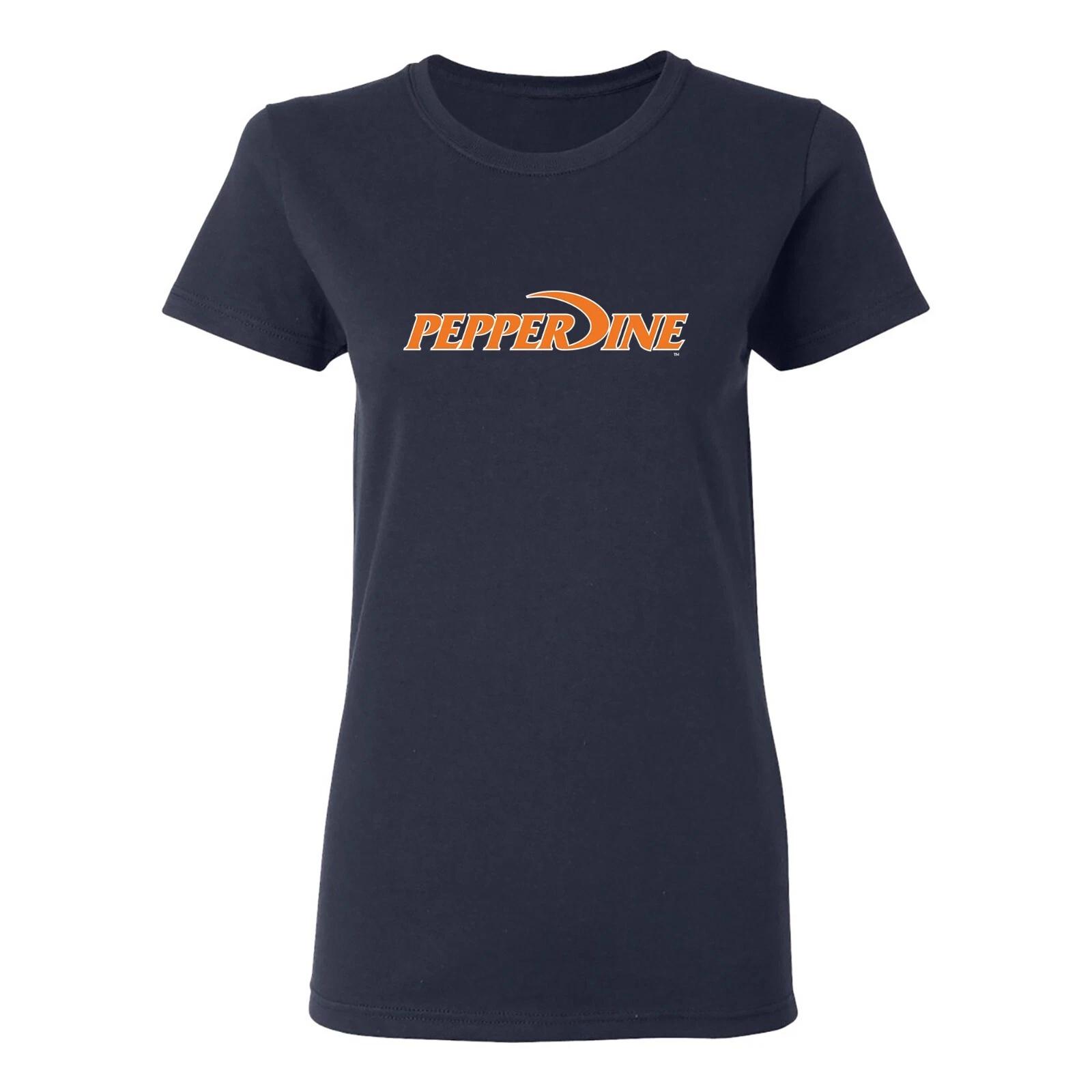 Pepperdine University Waves Basic Block Women s T-Shirt - Navy S