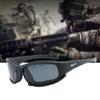Dicey X7 Motorradbrille Mann Militär polarisierte Sonnenbrille Kugelsichere Luftkissen-Schießbrille mit Plus-Linse für Motorrad-Fahrrad