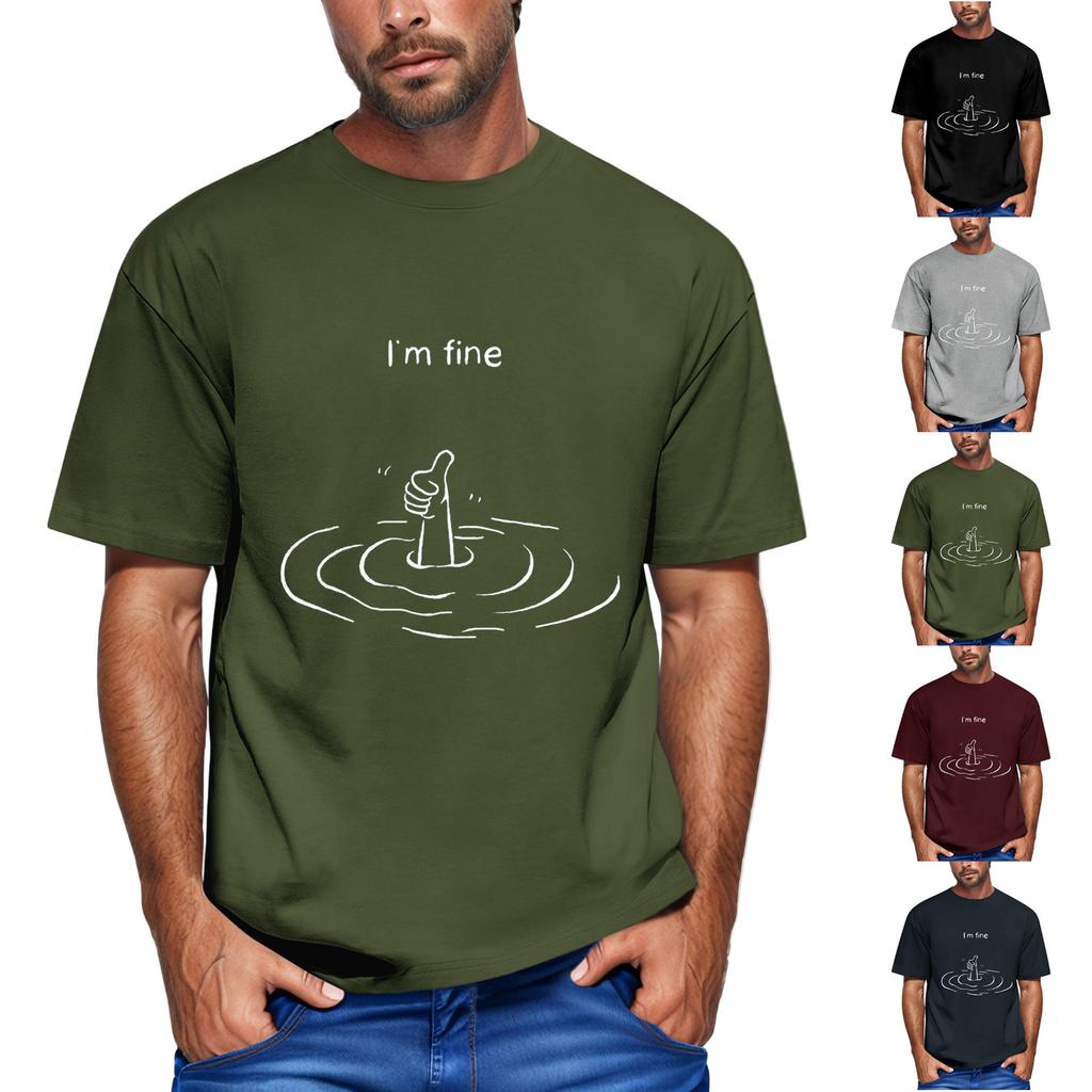 Bărbați cămașă cu mânecă scurtă cu guler înalt, lejeră, cămașă de vacanță