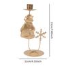 Taper Candle Holder Christmas Candlestick Candelabrum Club Farmhouse Candles Stand Candelabra for Living Room Mantel New Year