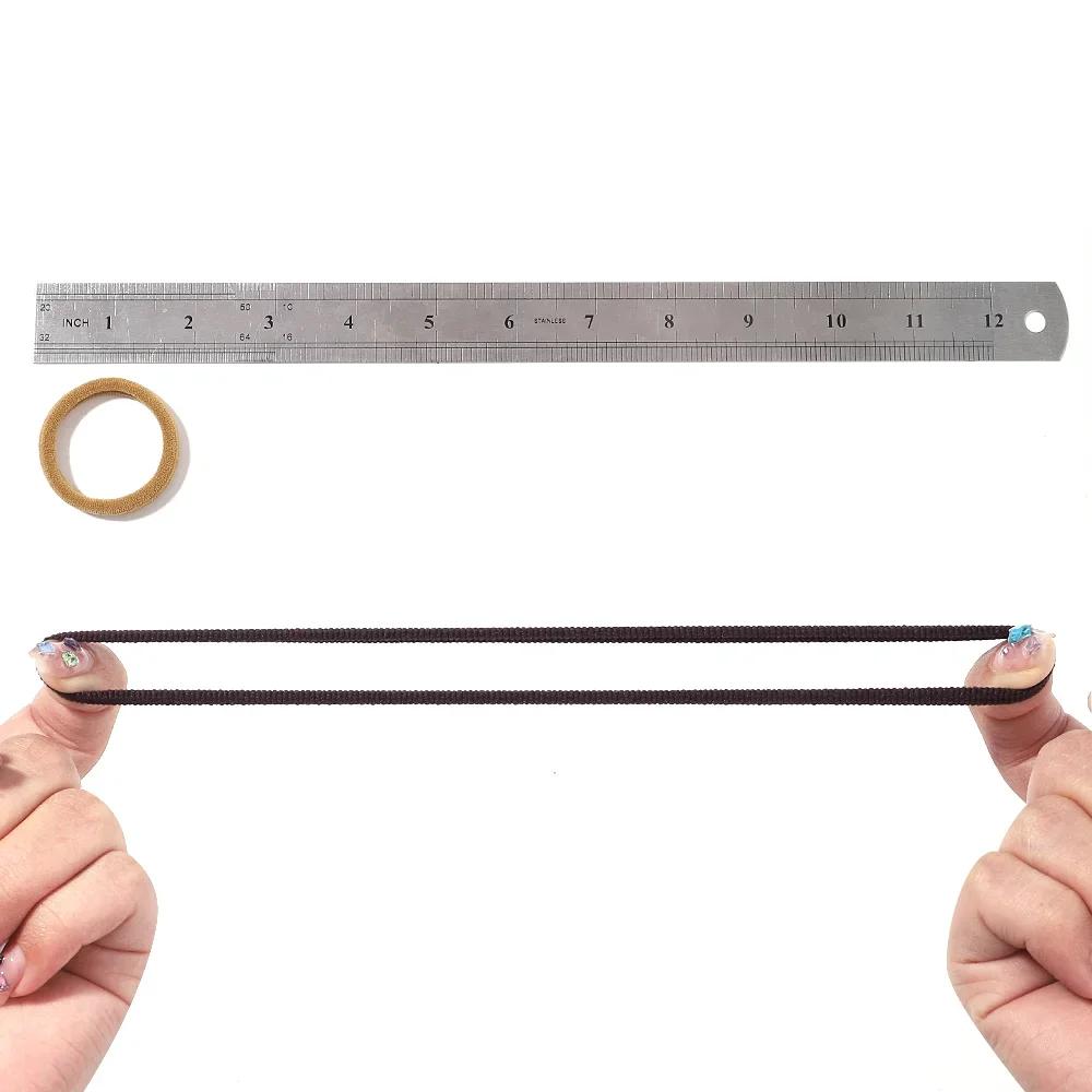 30/50/100 stk/parti Jente Blandede farger Hårbånd Grunnleggende strikker Elastisk pannebånd Hårstrikker Kvinnetilbehør Hestehaleholder